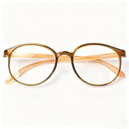 Reading Glasses 2.0 for Men & Women, Tea Brown TortoiseShell, Blue Light Blocking, Lightweight Comfort Fit with Case & Cloth, Size: One size
