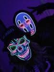 Rainbow Glow Rave Skull - Eventeny