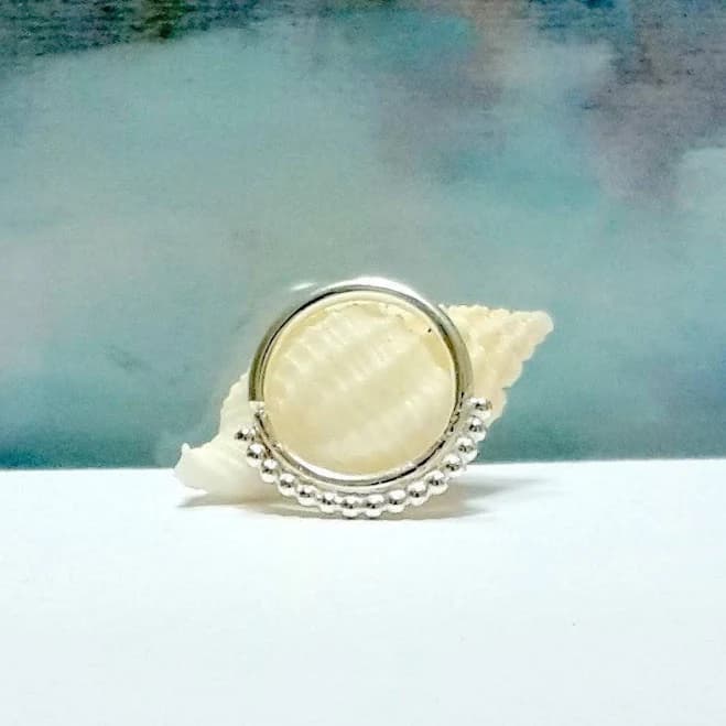 Sterling Silver Septum Ring with Little Balls