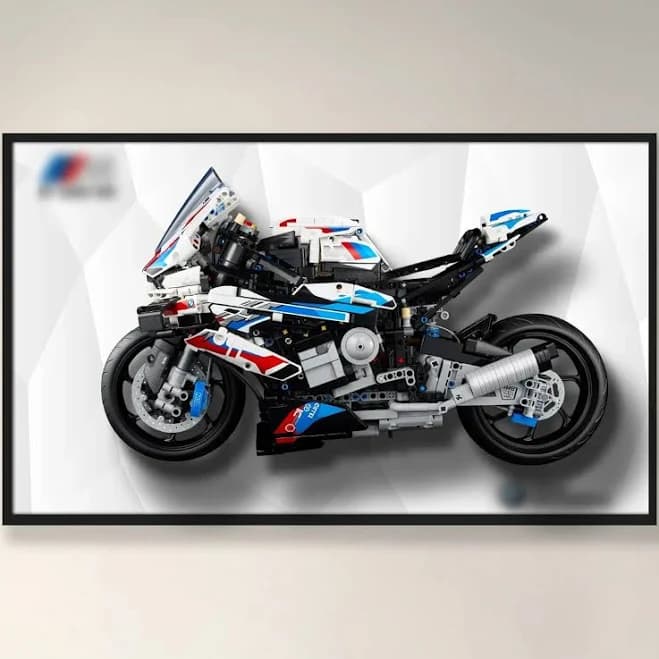 ICUanuty Display Board for LEGO Technic BMW M 1000 RR Motorcycle