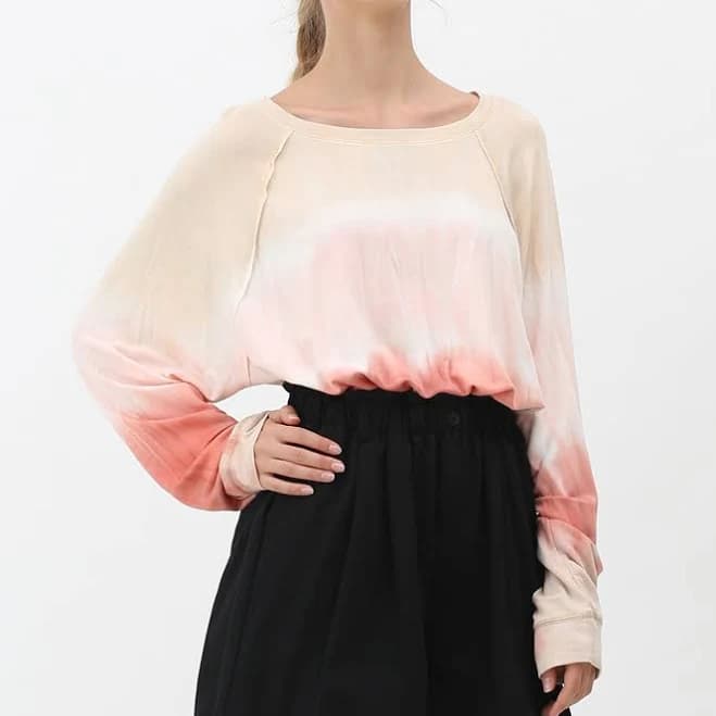 Tie Dye Long Sleeve Sweatshirt
