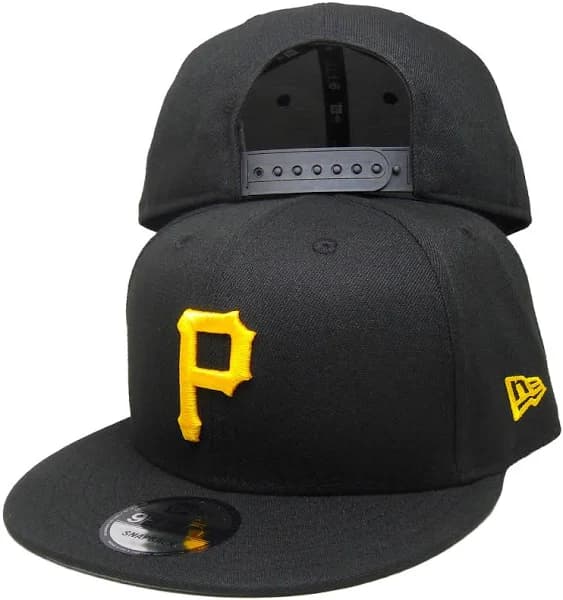 Pittsburg Pirates New Era Basic 9Fifty Snapback Hat - Black, Yellow