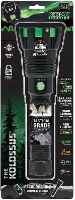 Kodiak Kolossus Rechargeable Tactical Flashlight