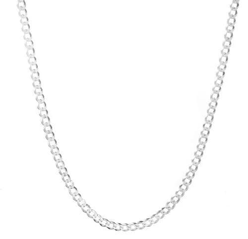 Donatello Gian Sterling Silver Thick Curb Chain Necklace