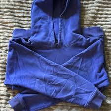 lululemon athletica | Tops | Lululemon Blue Hoodiesize 4 | Poshmark