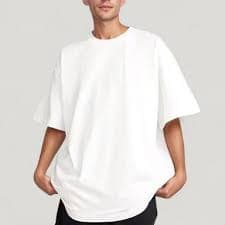 Anna-Kaci Active Men's Oversized Short Sleeve Crew Neck T-Shirt with Washed Vintage Look - X Large, White : Target