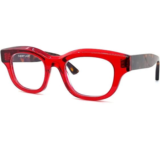 Thierry Lasry Empiry (Red/Tortoiseshell) Eyeglass Frame - Red/Tortoiseshell