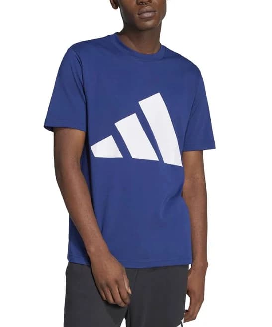 adidas Men's Essentials Big Logo White T-Shirt