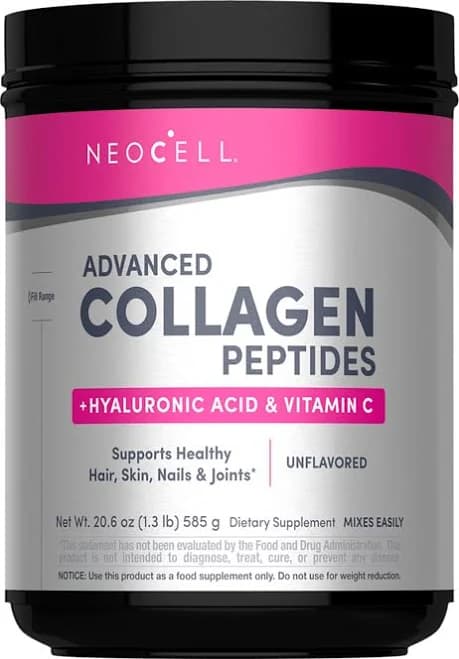 neocell Advanced Collagen Peptides + Hyaluronic Acid + C
