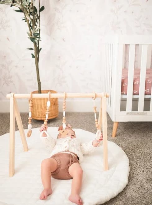 Poppyseed Play Wooden Baby Gym