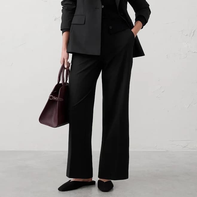 Women's High-Rise Sculpted Easy Trouser