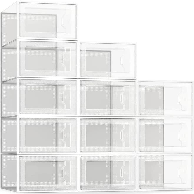 SEE SPRING 12 Pack Shoe Storage Box