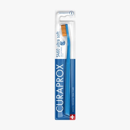 Curaprox CS 5460, Ultra Soft Toothbrush for Gentle and Powerful Daily Cleaning, Blue