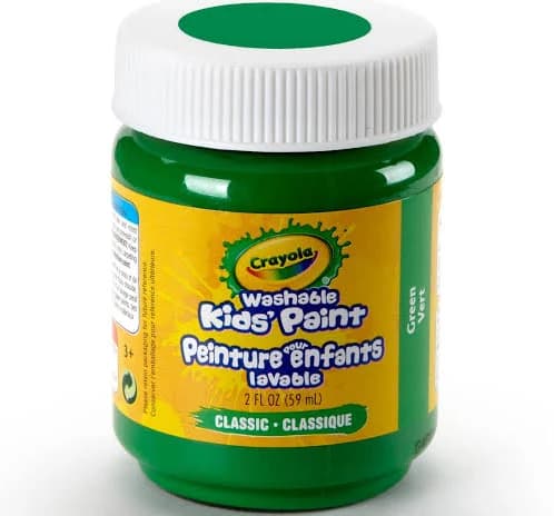 Crayola Classic Washable Kids' Paint, 2 oz in Green | 2 fl oz | Michaels