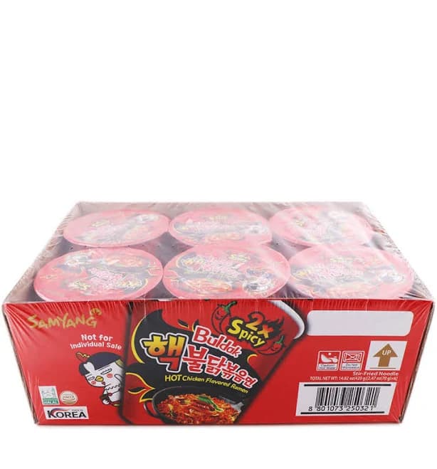 Samyang 2X Spicy Hot Chicken Ramen Cups