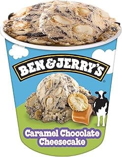 Caramel Chocolate Cheesecake Ice Cream Pint Non-GMO 16oz