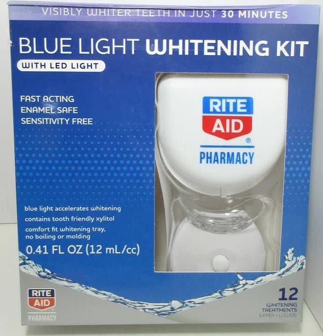 Rite Aid Blue Light Whitening Kit