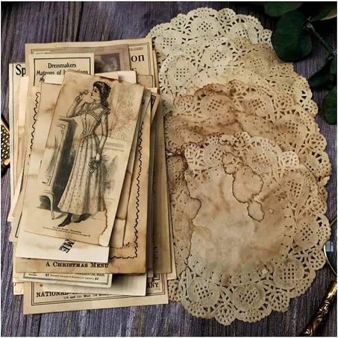 Vilikya Vintage Junk Journal Supplies