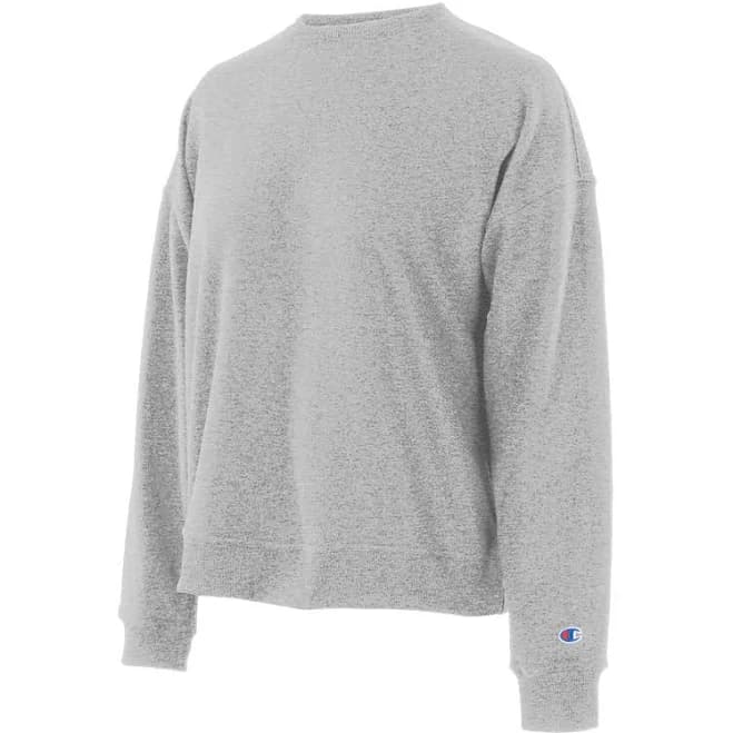 Champion Powerblend Fleece Crew Neck Sweatshirt Light Steel M
