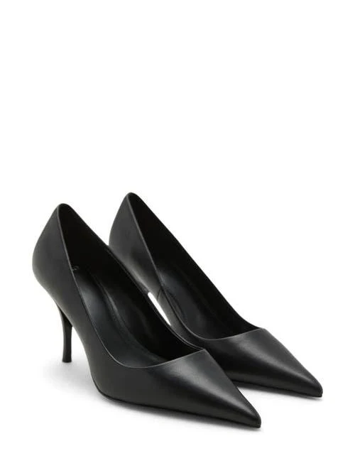 MANGO Sota Pointed Toe Leather Pumps
