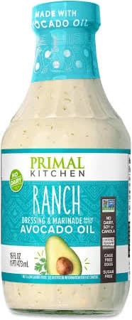 Primal Kitchen Ranch Dressing with Avocado Oil, Value Size 16 fl oz bottle