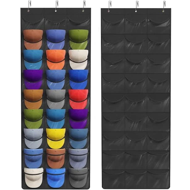 Lifewit Over The Door Hat Organizer For Baseball Caps, Pockets Hat