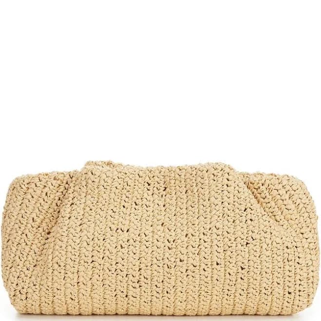 Antonio Melani Fay Straw Clutch