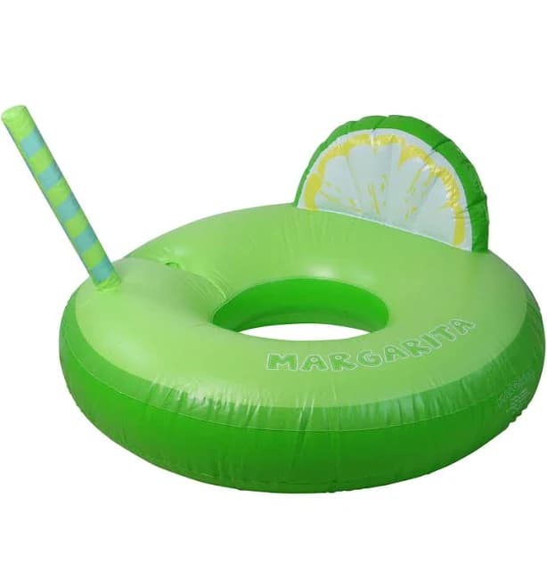 Swim Central 41" Inflatable Green Margarita Lime Wedge Swimming Pool Float