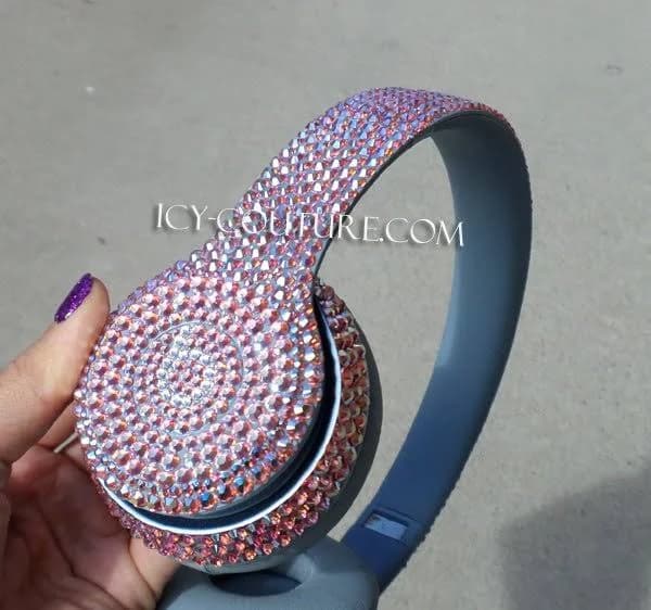 Icy Couture Custom Crystal Headphones