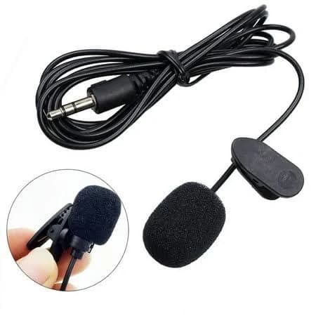 3.5mm Wired Lapel Clip Omnidirectional Microphone Lavalier Mic