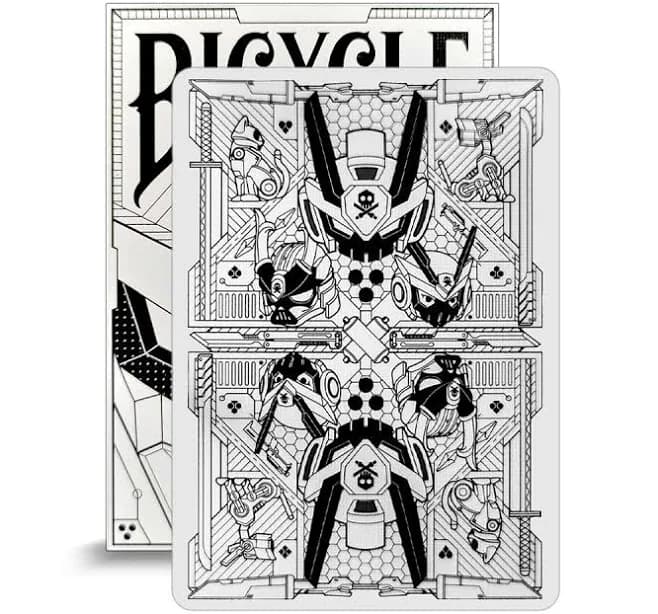 Quiccs Ghost White Playing Cards