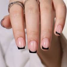 Amazon.com: RTKHFZE Press On Nails Short - French Tip Press On Nails Square, Soft Gel False Nails,Glue On Nail For Gift, Natural Reusable Stick On Nail In 15 Sizes - 32 Fake