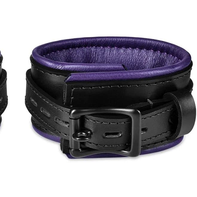 Leather Wrist Cuff Set