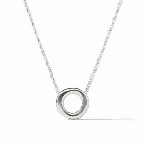 Julie Vos Wave Circle Delicate Necklace