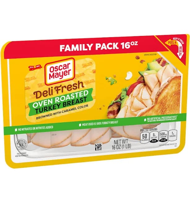 Oscar Mayer Deli Fresh Oven Roasted Turkey Breast