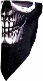 Hot Leathers Human Skull Face Wrap Neck Warmer