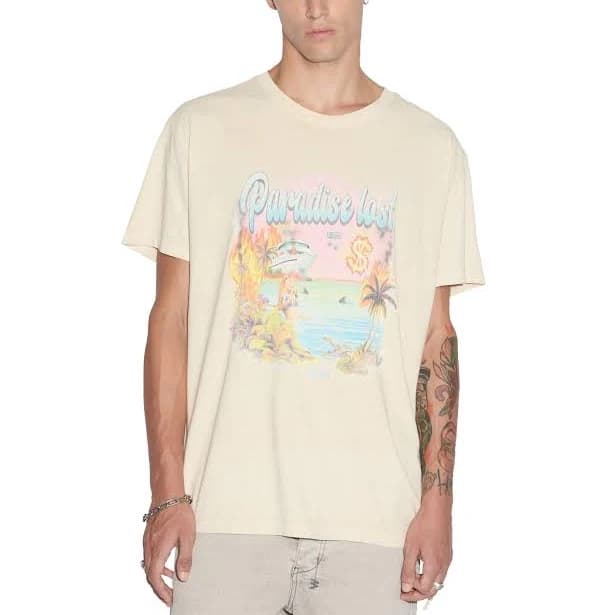Ksubi Paradise Biggie SS Tee Dusty Desert MPF24TE005