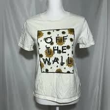 Vans Off The Wall Sunflower Graphic Shirt Short Sleeve Crew Neck Women's Medium