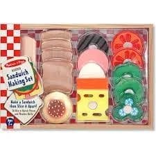Melissa & Doug Wooden Sandwich Making Set