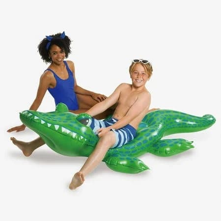 Funsicle Hungry Gator Inflatable Ride-On Pool Float