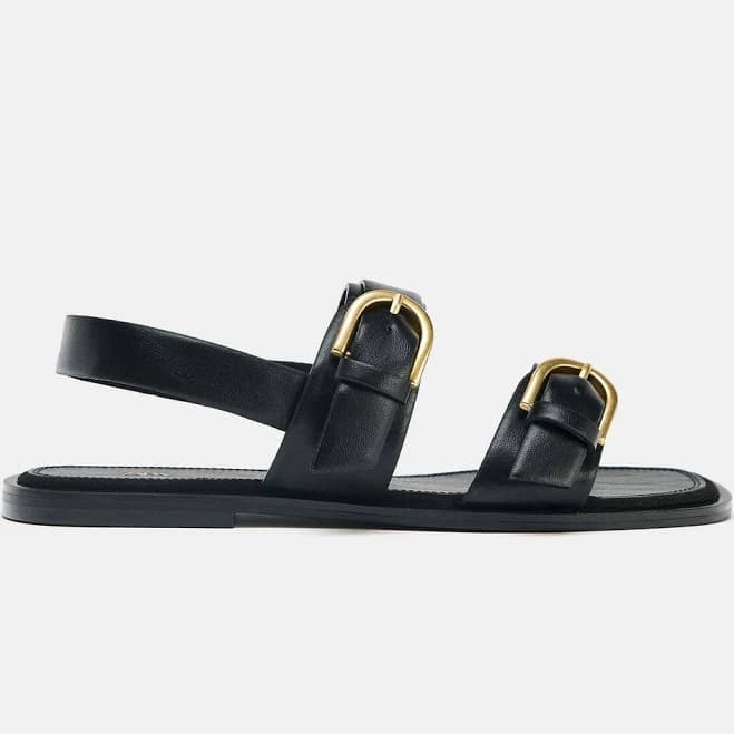 Zara Women's Double Buckle Sandals