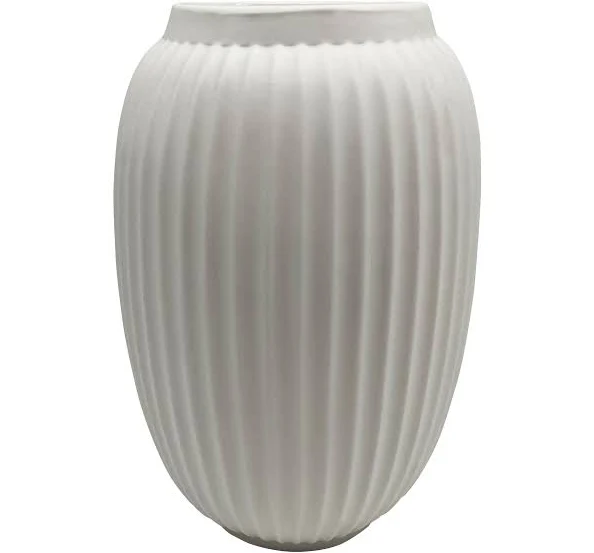 Ashland Geometric Fluted Ceramic Vase