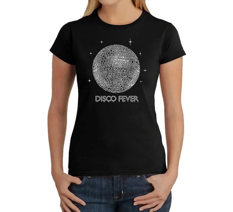 Disco Ball Women's Word Art T-Shirt