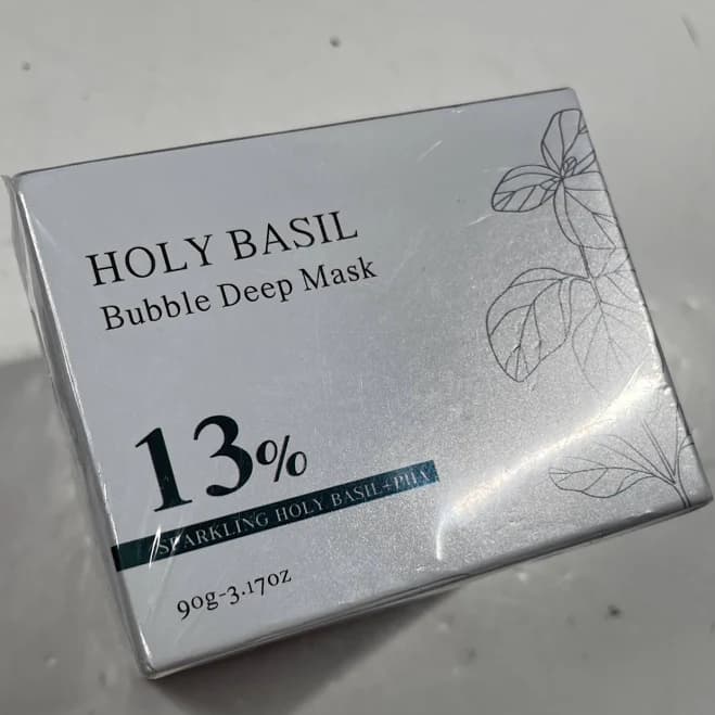 Holy Basil Bubble Deep Mask Sparkling Holy Basil 3.17oz
