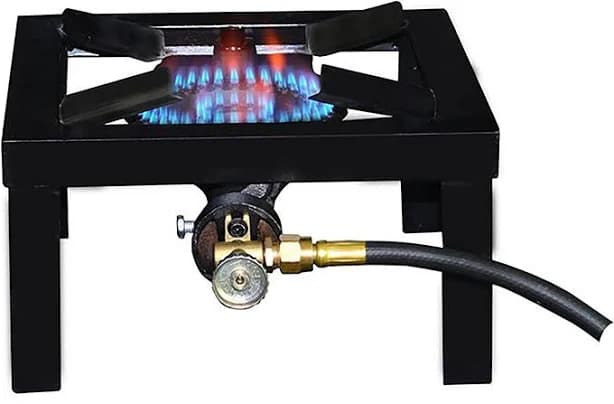 Base Camp 15,000 BTU Single Burner Angle Iron Stove F235825