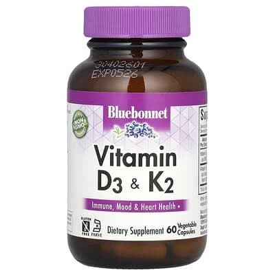 Bluebonnet Vitamin D3 K2