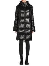 Glossy Puffer Coat