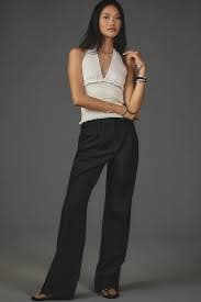 Anthropologie The Danika Smocked Halter Tank Top In White - 85% Off | Editorialist