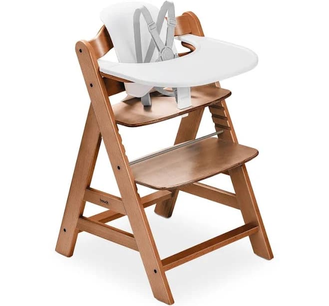 Hauck Alpha+ Adjustable Wooden High Chair Set