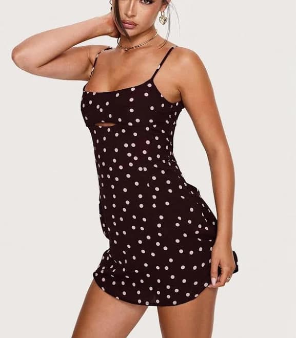 Princess Polly Powell Polka Dot Mini Dress